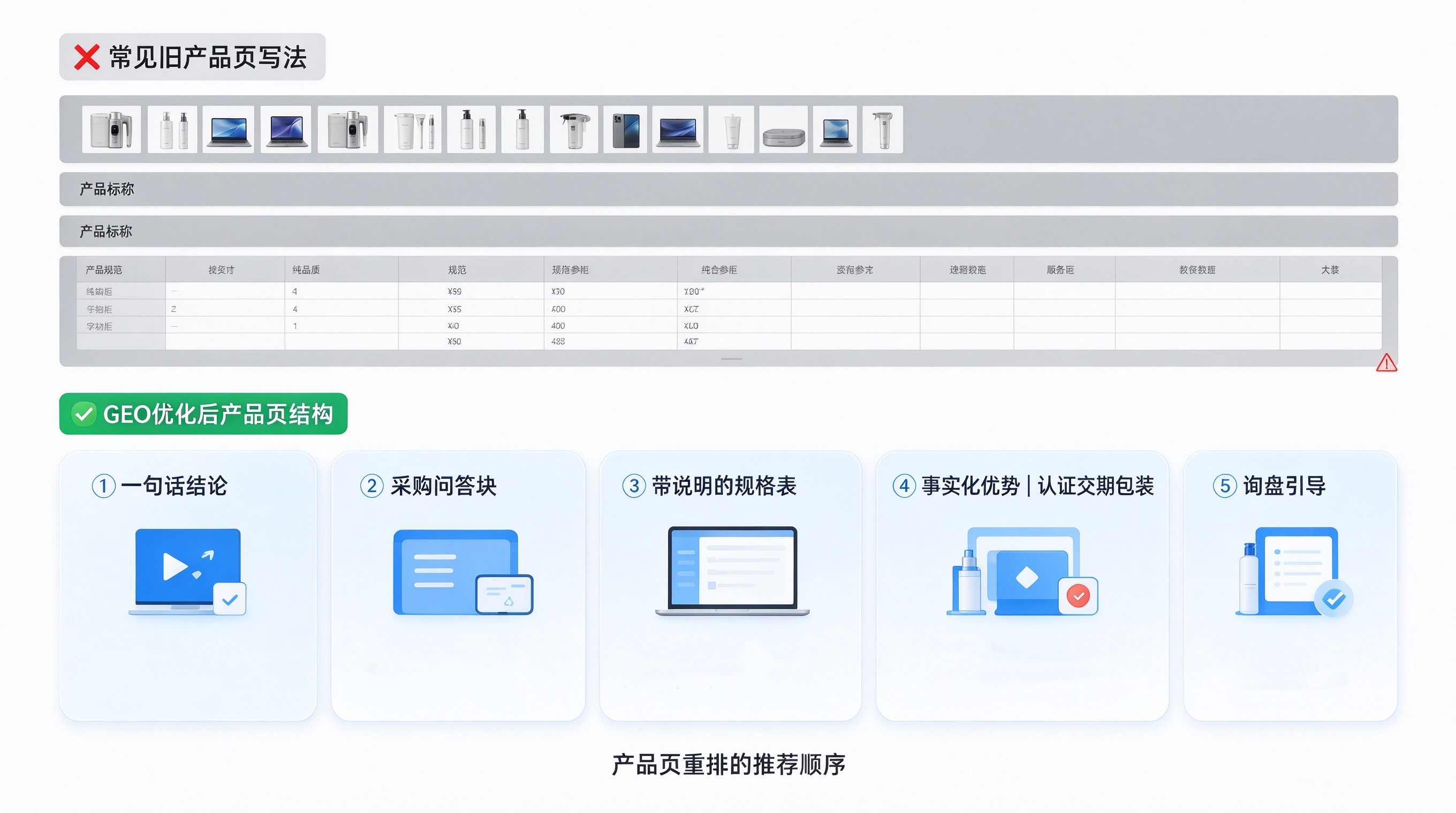 B2B产品页重排后的结构