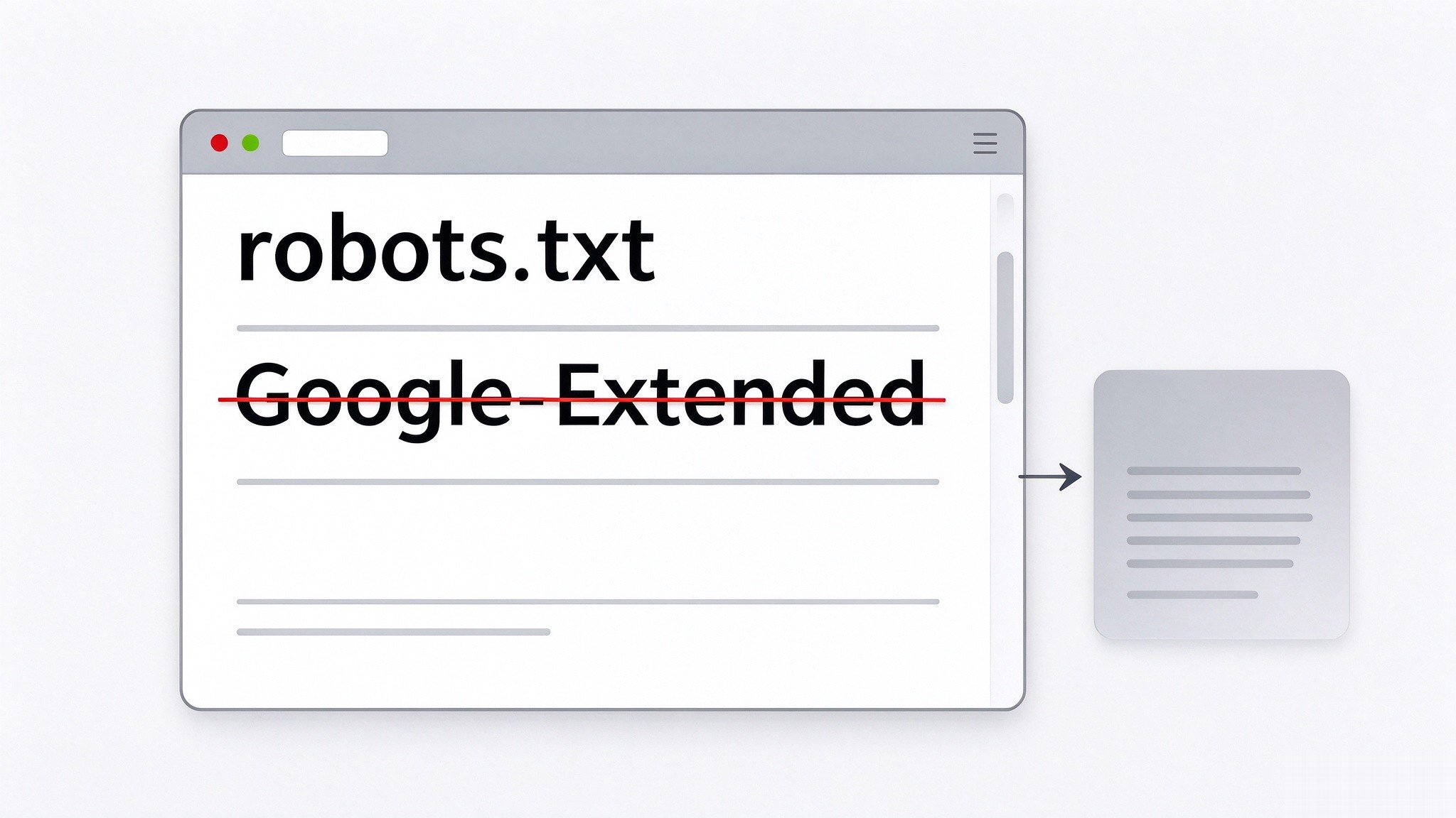 The Google-Extended directive in robots.txt and what it blocks